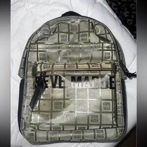 Steve Madden Olive Logo Backpack